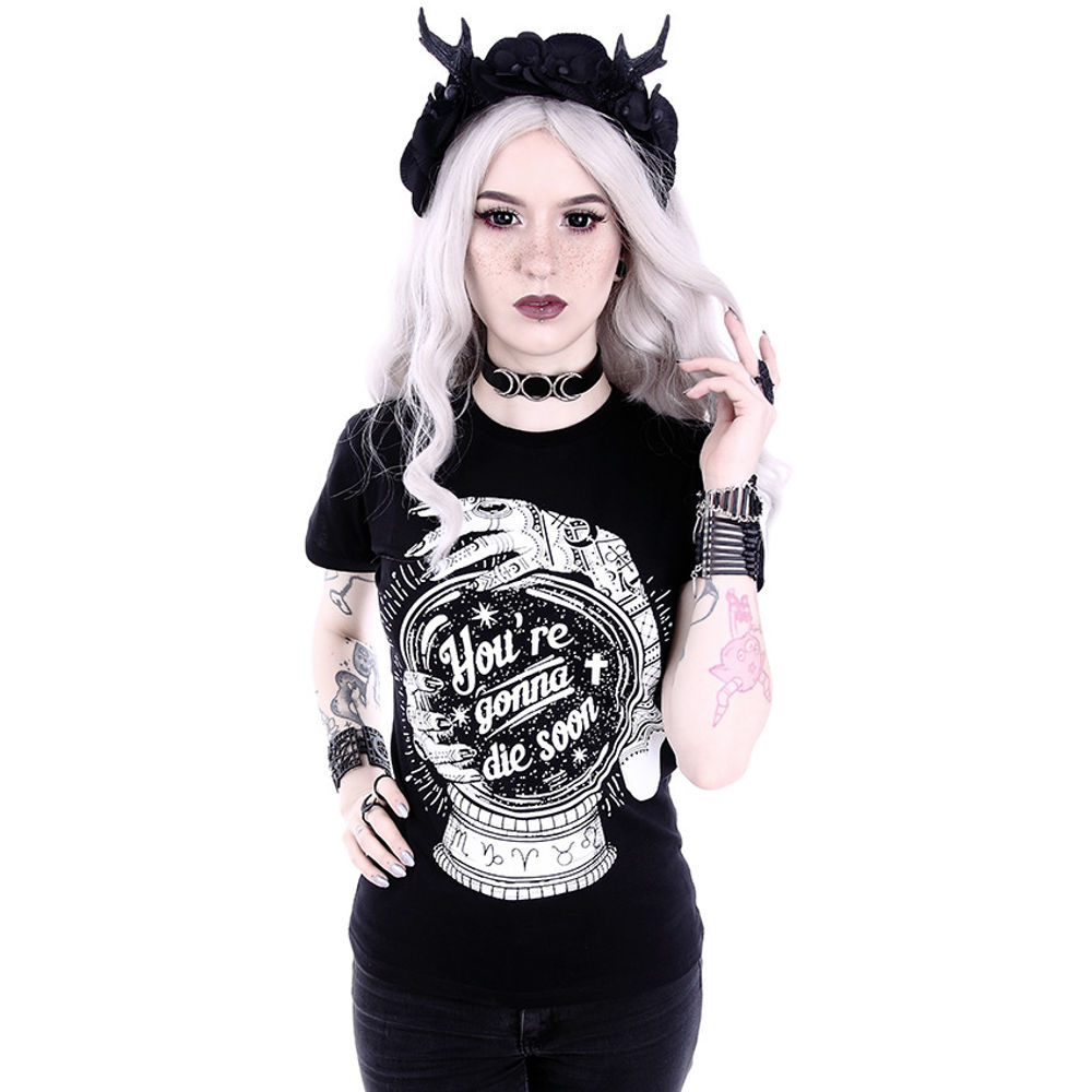 Restyle - You're gonna die soon Ladies Tshirt - Black